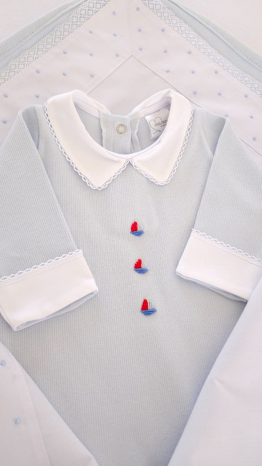 Macacão Bebê Barquinho Buá