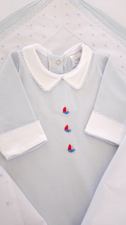 Macacão Bebê Barquinho Buá