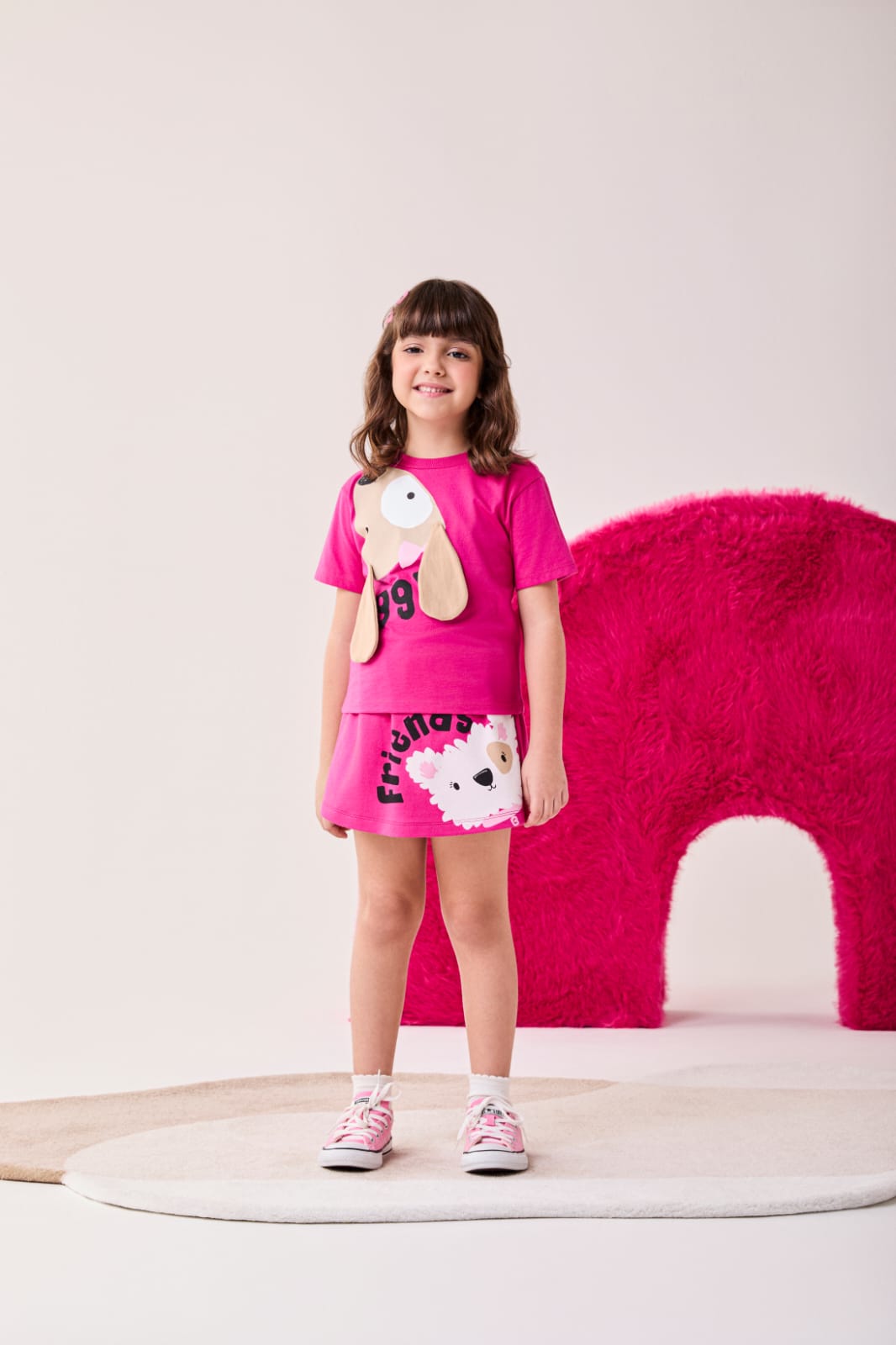 Conjunto Infantil Pink Dog Buá