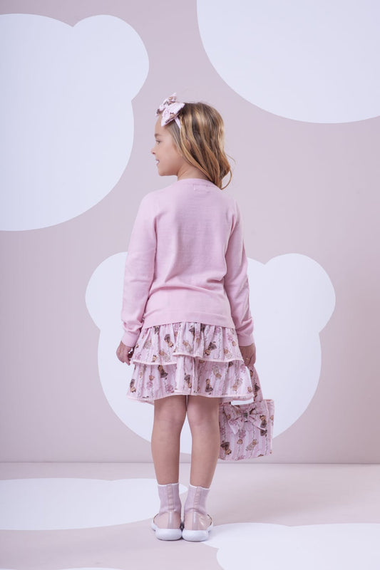Saia Short  Infantil Ursinhas Pituchinhus