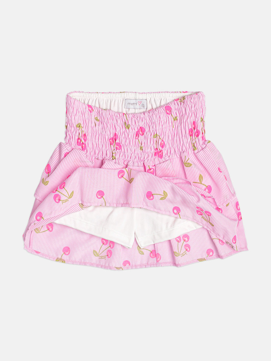 Conjunto Infantil Menina Rosa Cereja Momi