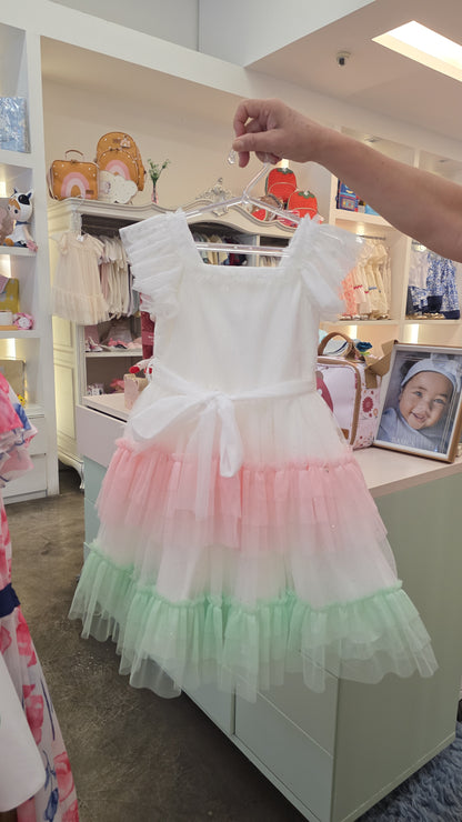 Vestido Infantil Camadas Color Petit Cherie