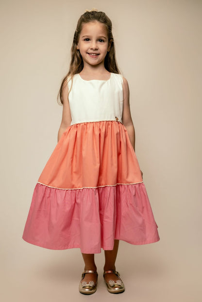Vestido Infantil Coral Buá