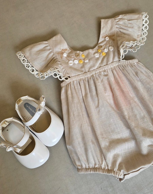 Homper Feminino Bebê Bordado UM+UM