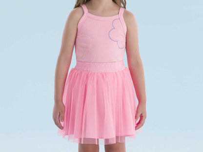 Conjunto Infantil Rosa Flúor Mon Sucré