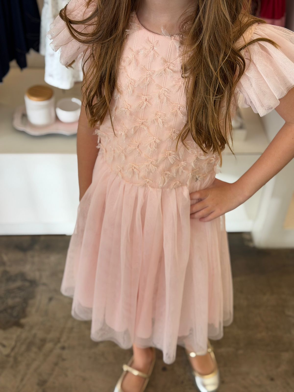 Vestido Infantil Rosa Baby Petit Cherie