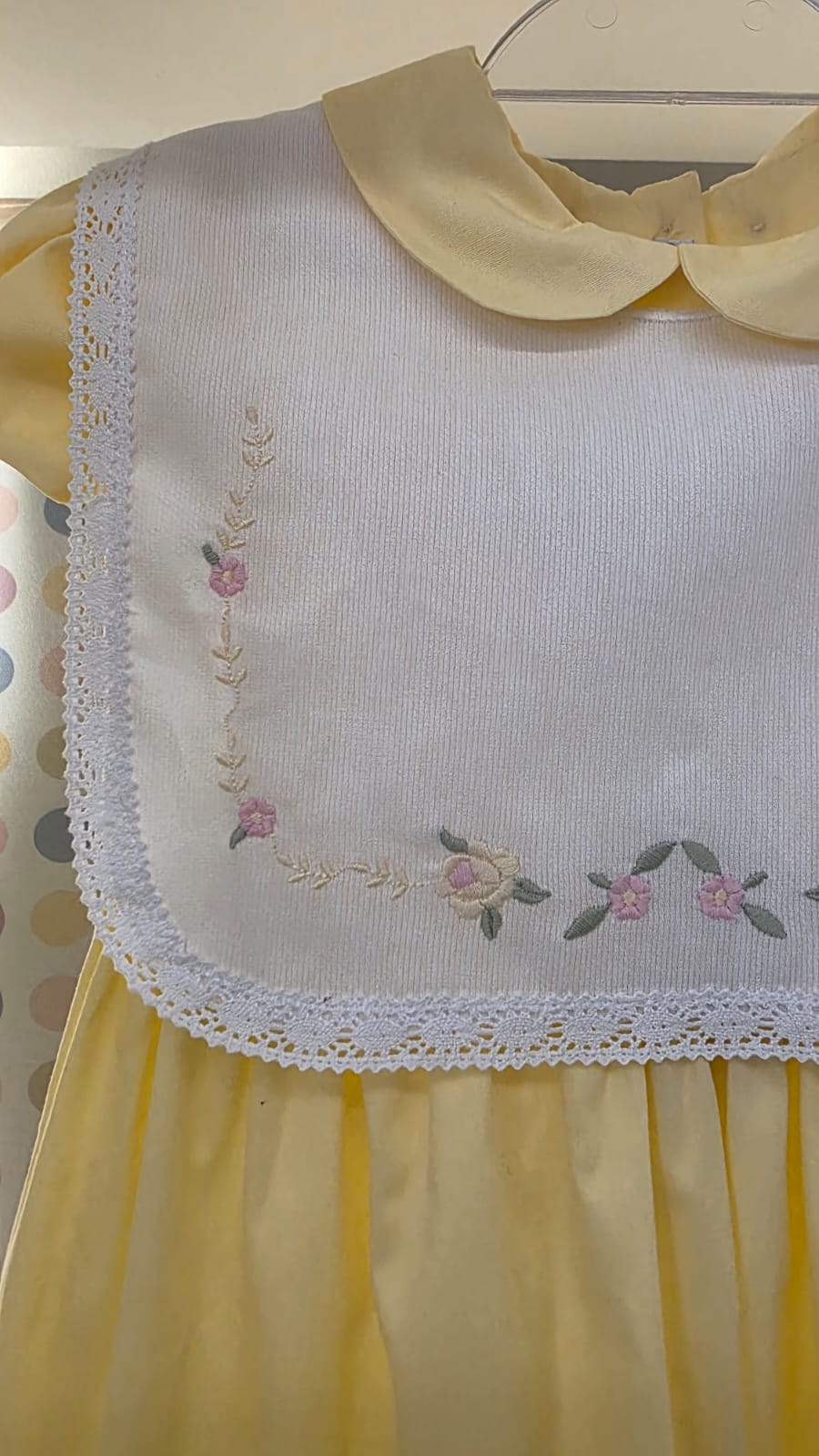 Vestido Bebê Antonella Amarelo Buá