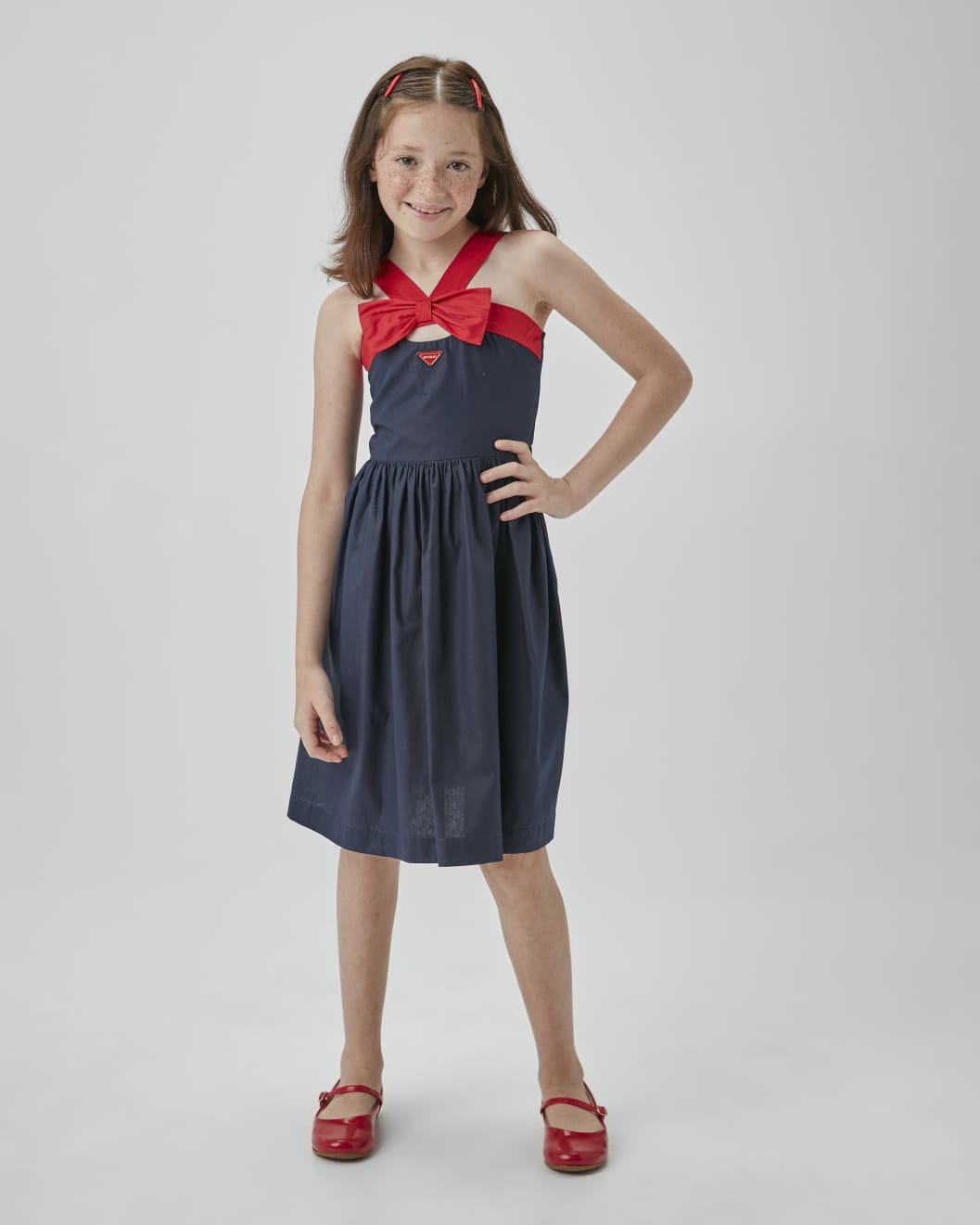 Vestido Infantil Marinho UM+UM