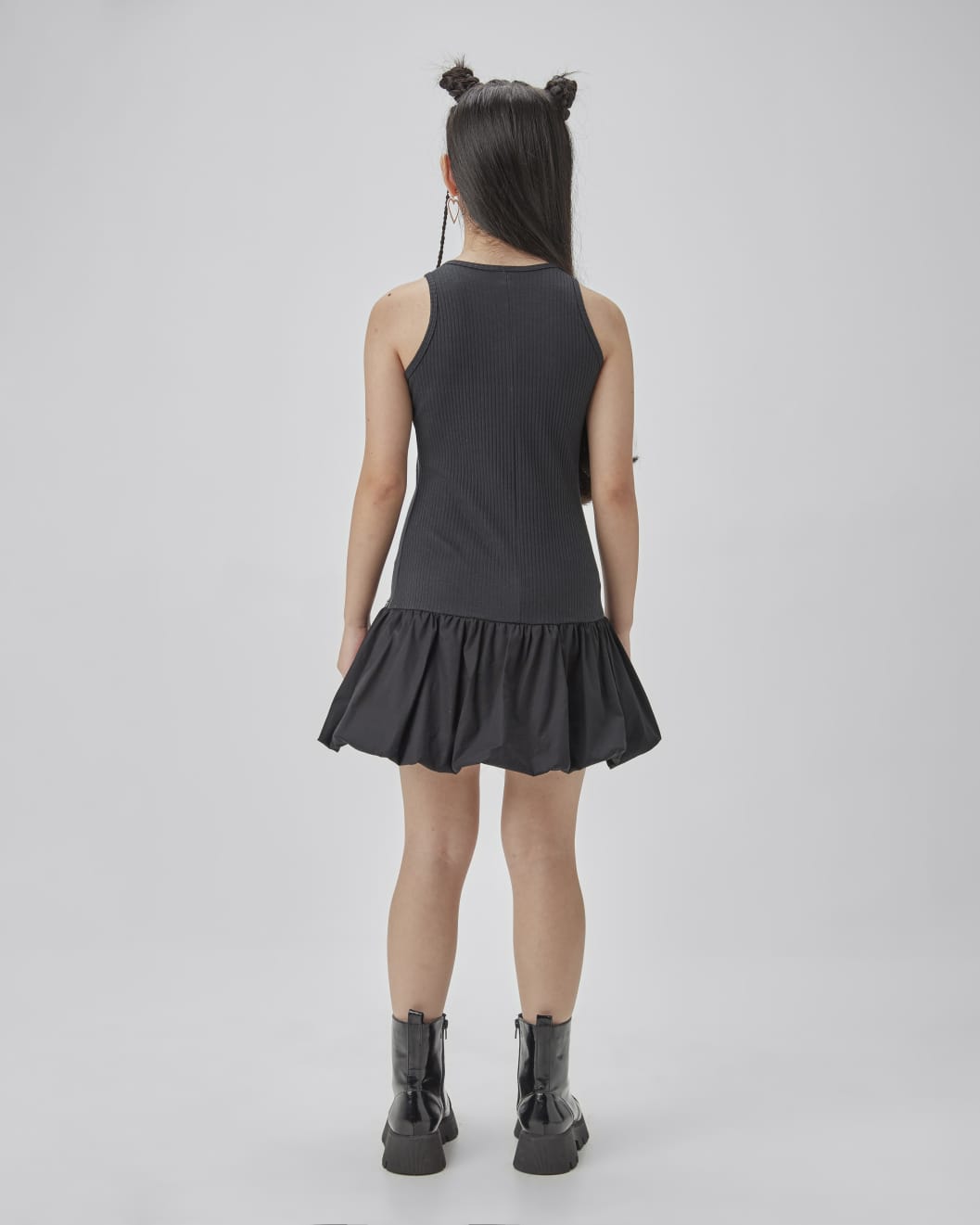 Vestido Balonê Preto TWOIN