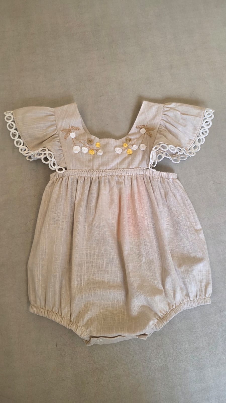 Homper Feminino Bebê Bordado UM+UM