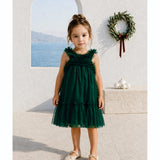 Vestido Infantil Verde Oliva Buá