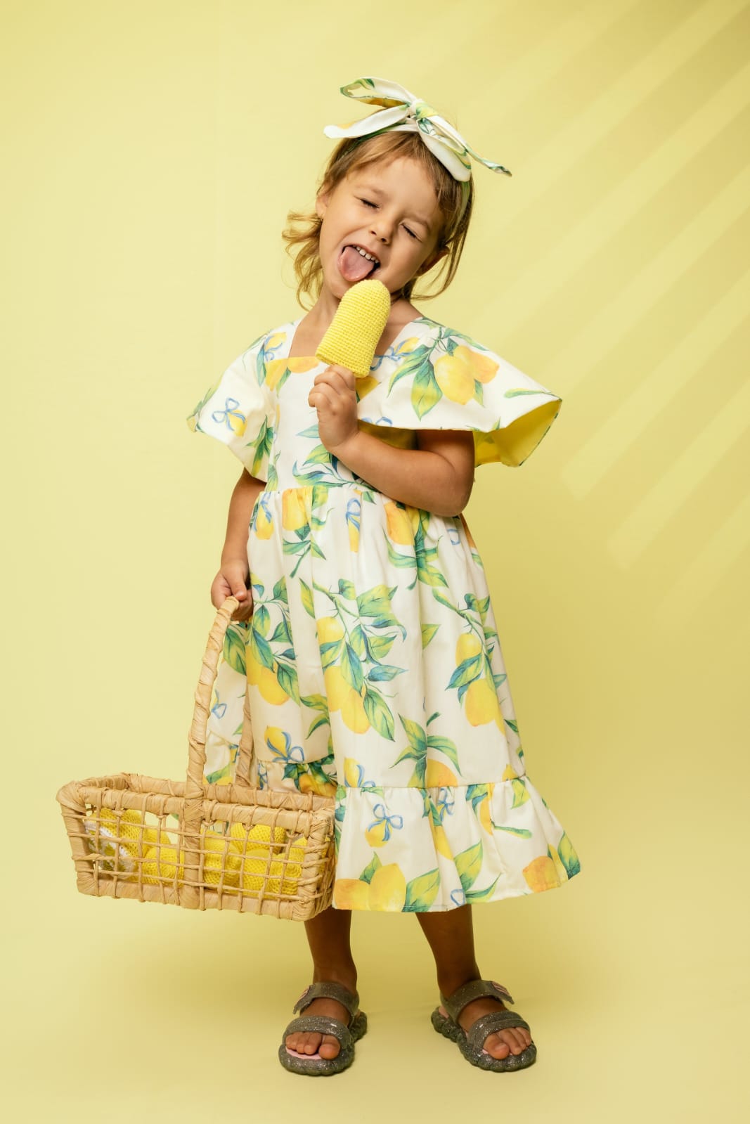 Vestido Infantil Limão Siciliano Buá