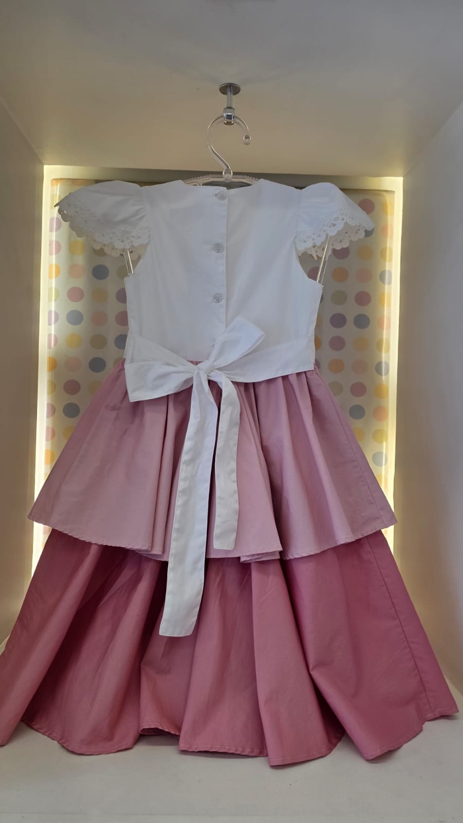 Vestido Infantil Tricolor Buá