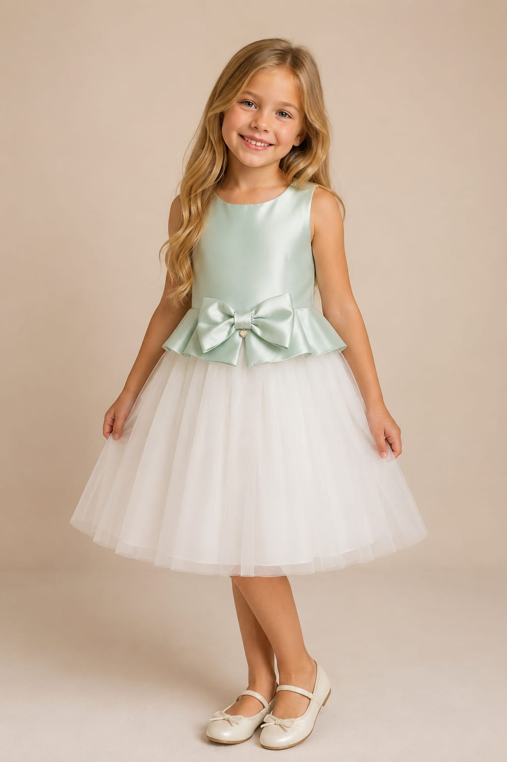 Vestido Infantil Menina Verde Zibeline Buá
