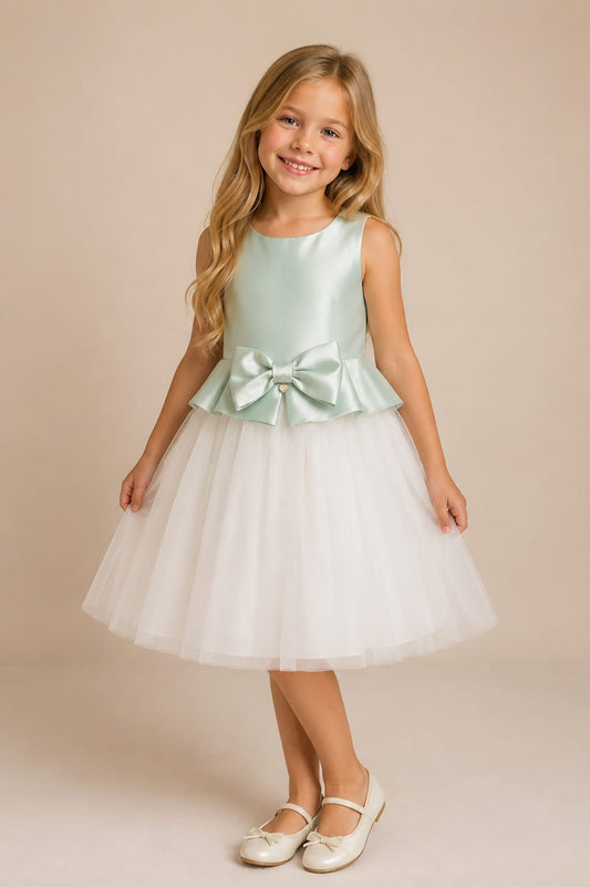 Vestido Infantil Menina Verde Zibeline Buá