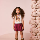 Conjunto Infantil Bordô Ursinho Momi