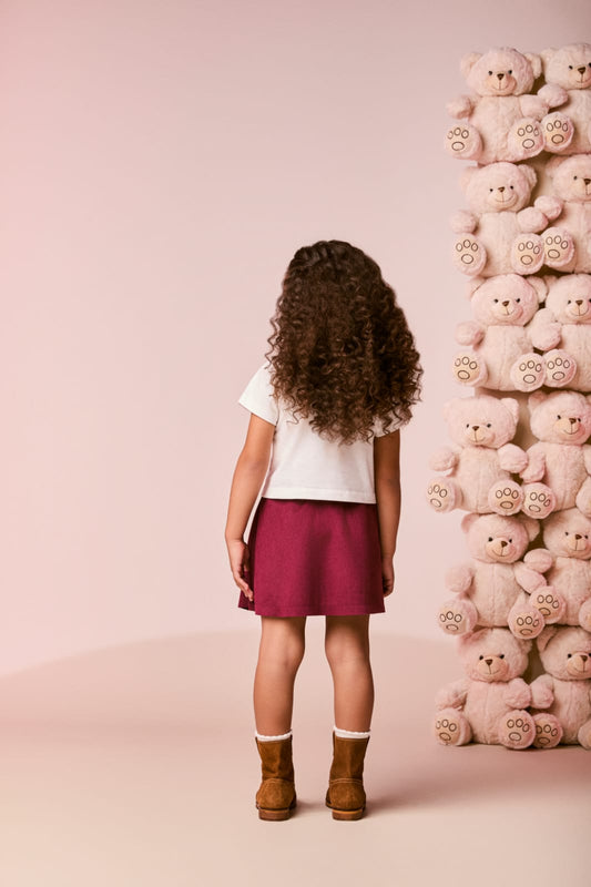Conjunto Infantil Bordô Ursinho Momi