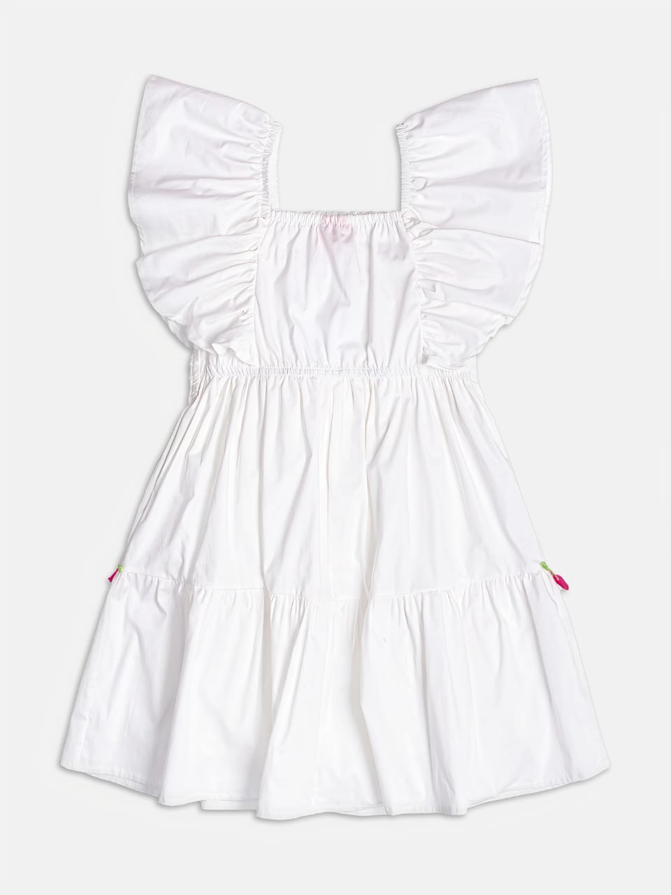 Vestido Tricoline Cerejas Momi