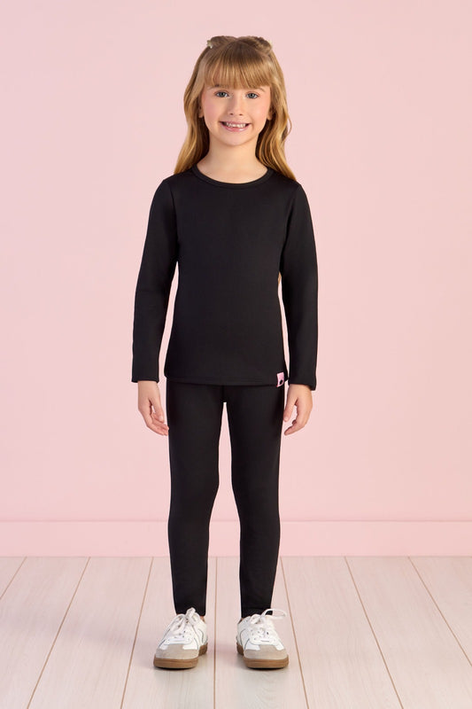 Conjunto Infantil Térmico Preto