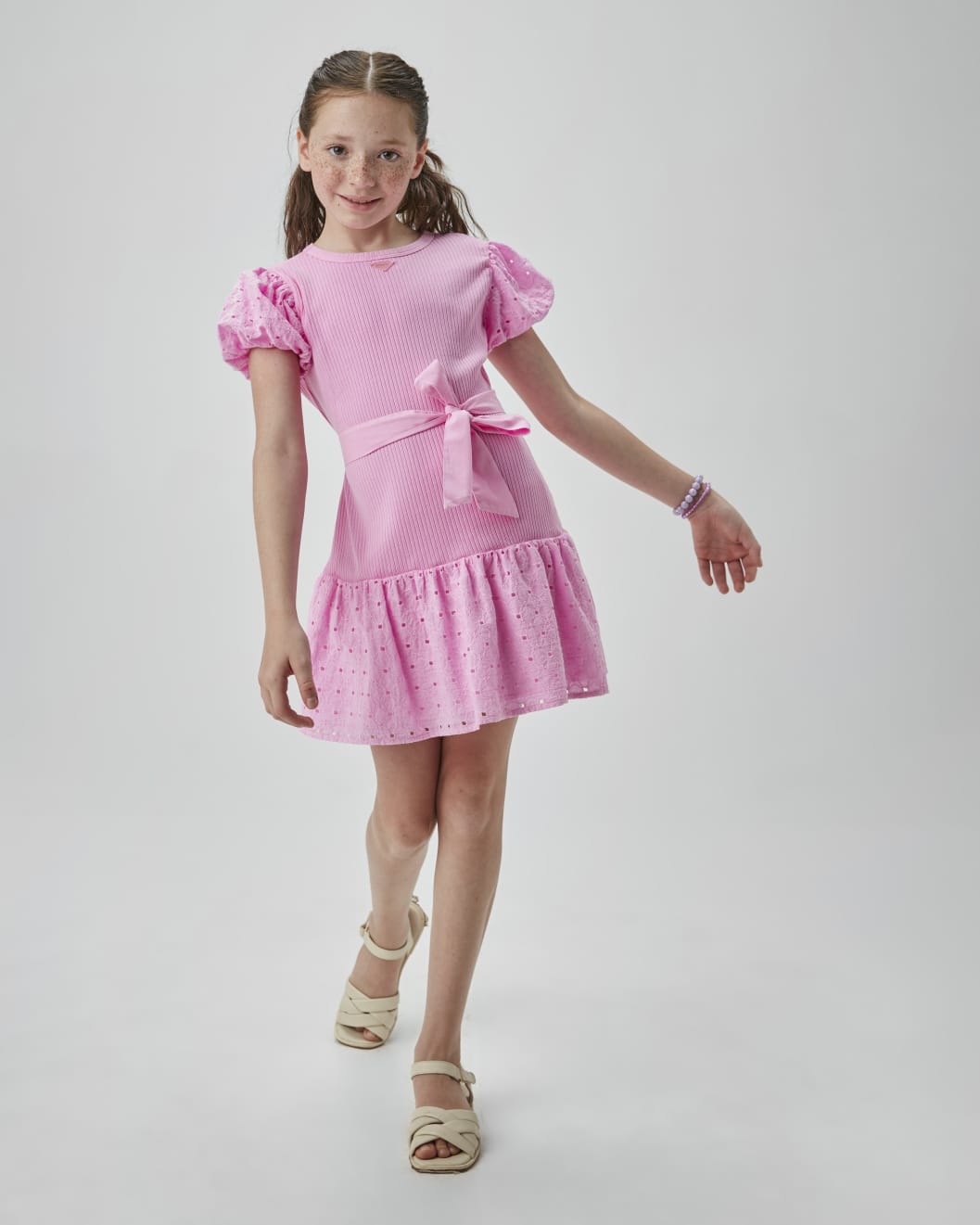 Vestido Rosa Malha UM+UM