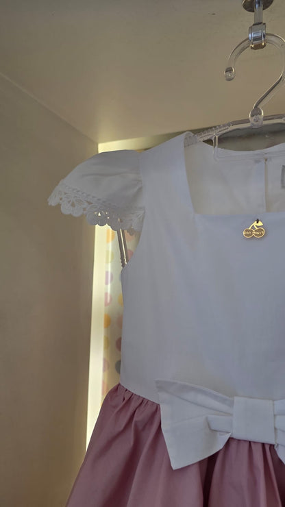 Vestido Infantil Tricolor Buá