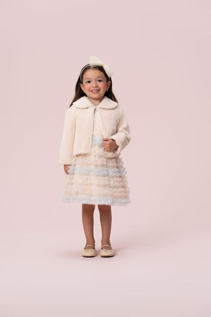 Vestido Infantil Candy Babados Petit Cherie