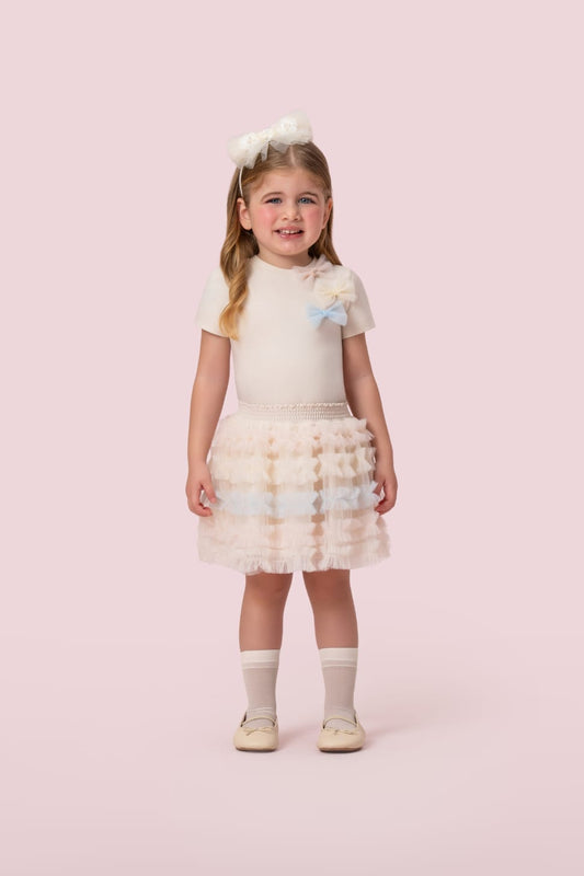 Conjunto Infantil Creme Color Petit Cherie