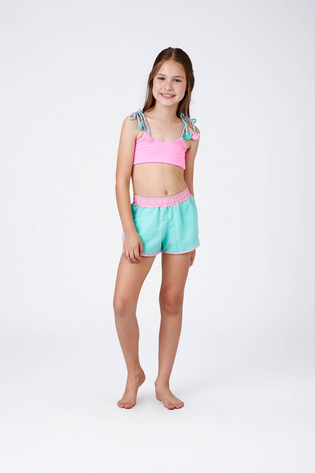Short Infantil Letícia Verde Siri