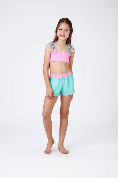 Short Infantil Letícia Verde Siri