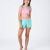 Short Infantil Letícia Verde Siri