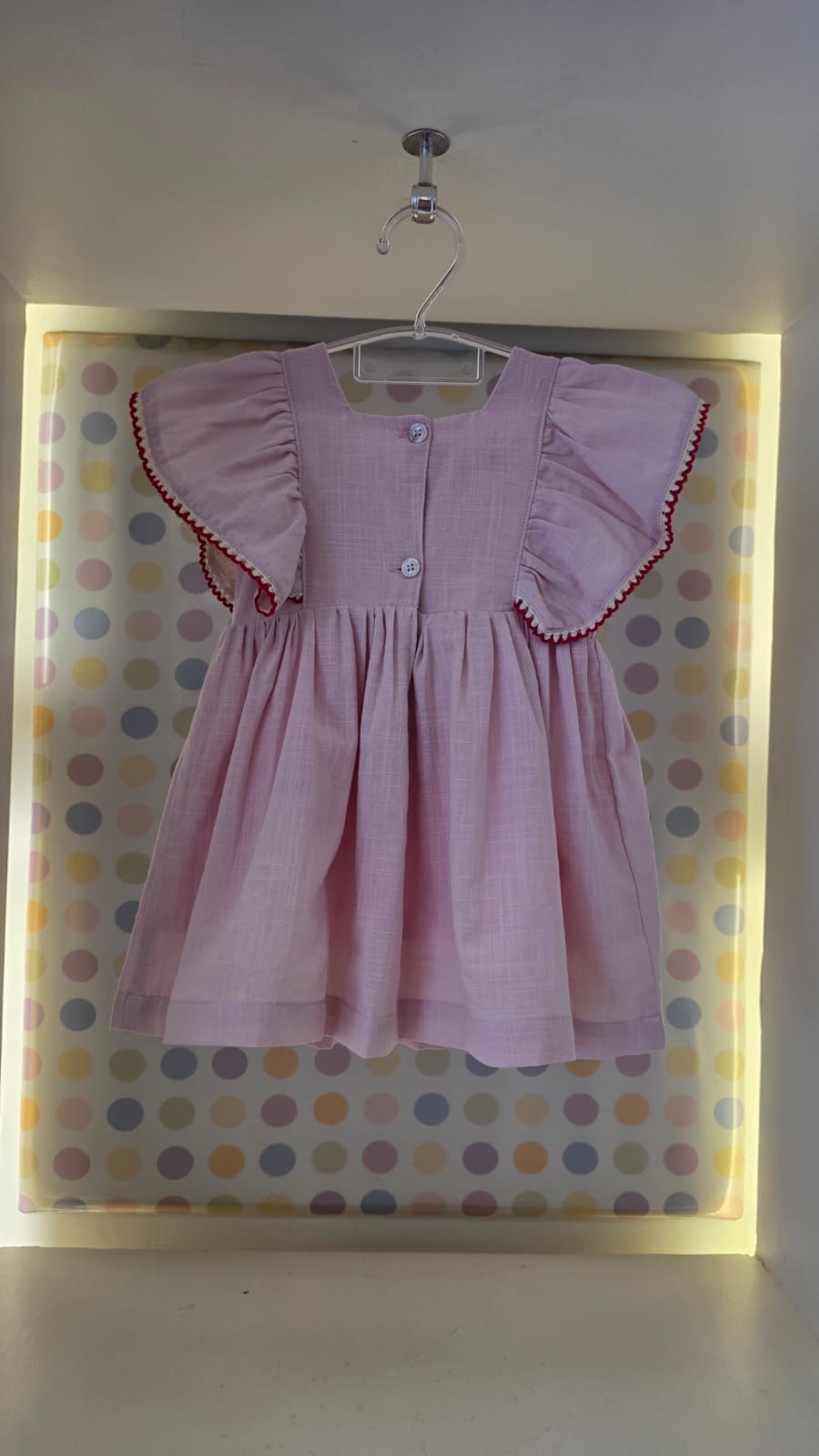 Vestido Bebê Rosa Chá Cereja Buá