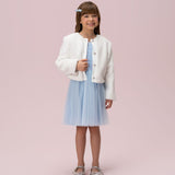Casaco Infantil Branco Petit Cherie