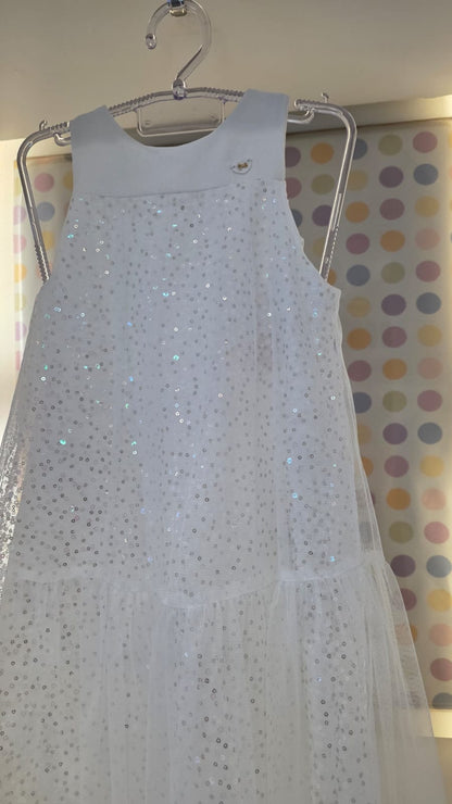 Vestido Infantil Off Paetê Petit Cherie