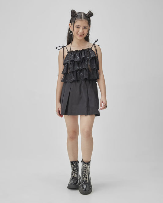 Conjunto Preto Estrelas TWOIN