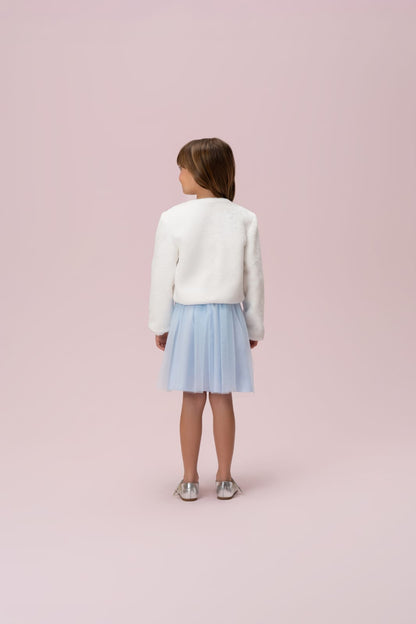 Casaco Infantil Branco Petit Cherie