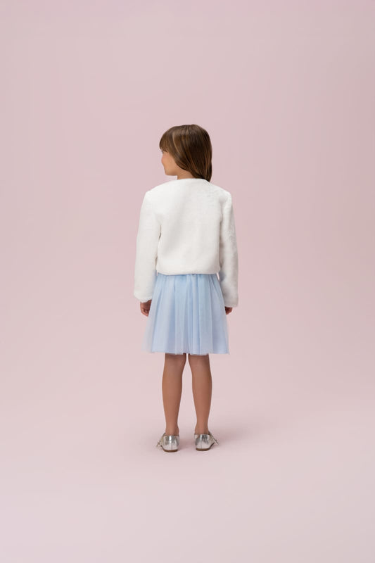 Casaco Infantil Branco Petit Cherie