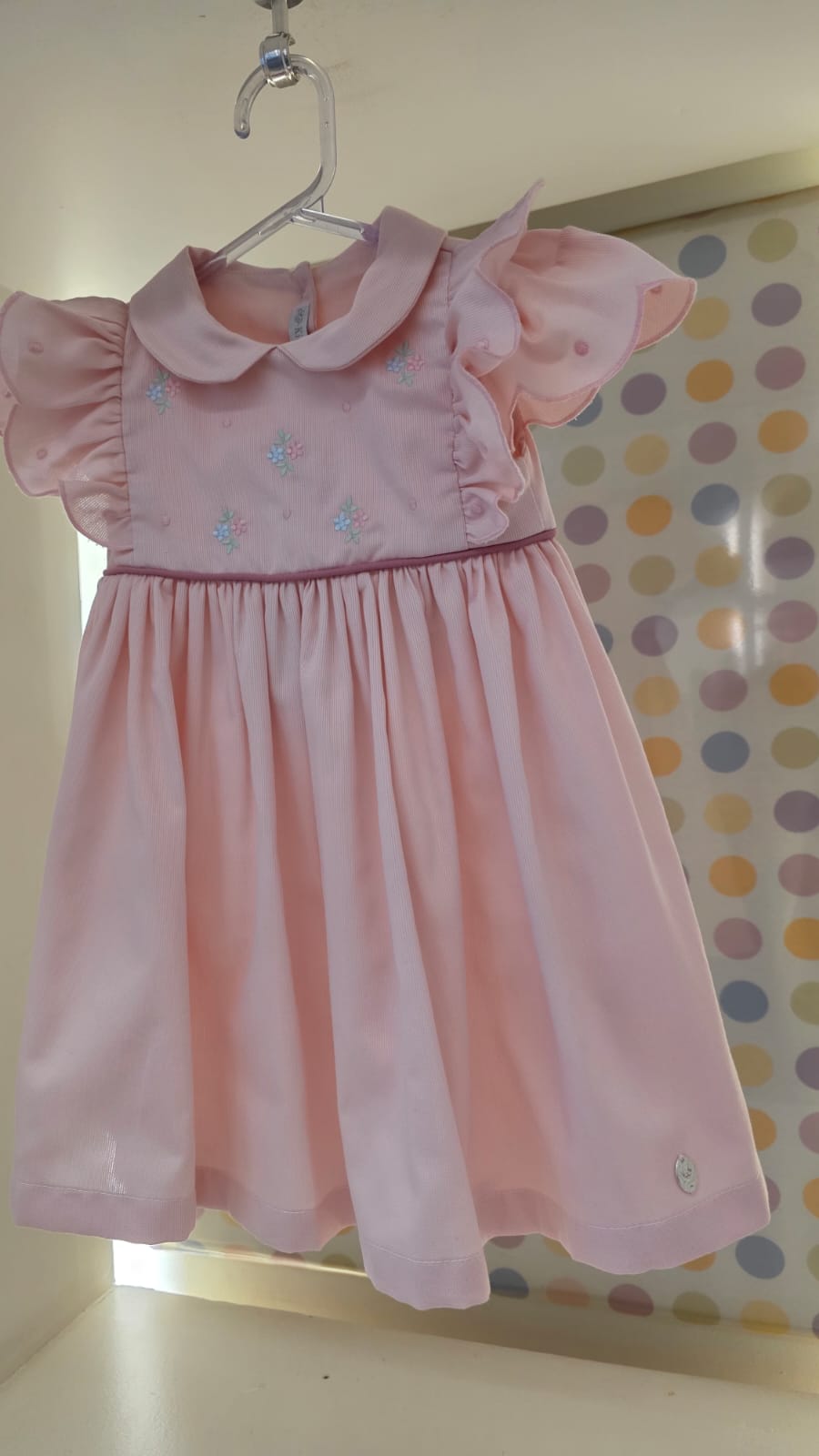 Vestido Bebê Luna Rosa Buá
