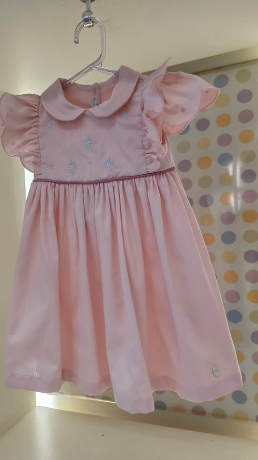 Vestido Bebê Luna Rosa Buá
