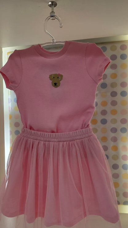 Blusa Infantil Rosa Dog Buá