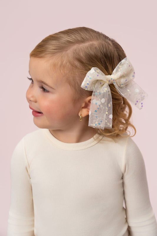 Laço de Cabelo Creme Buá