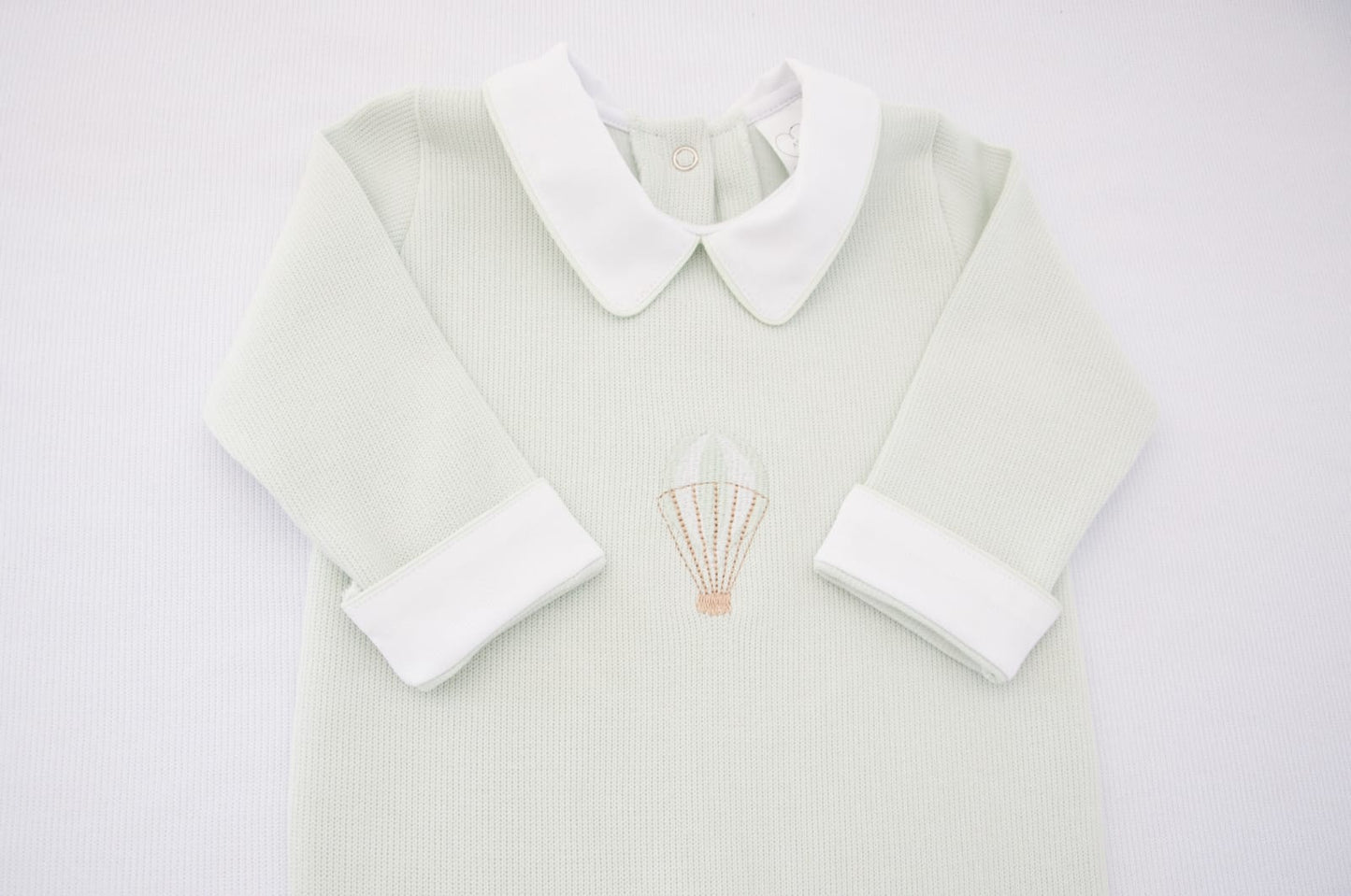 Macacão Masculino Bebê Balão Verde Buá