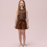 Conjunto Infantil Marrom Petit Cherie