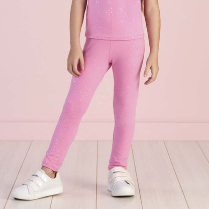 Legging Glitter Rosa Mon Sucré
