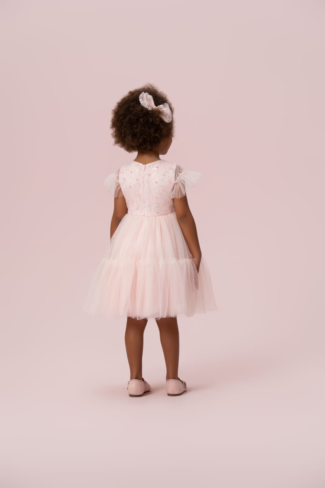Vestido Infantil Paetês Petit Cherie