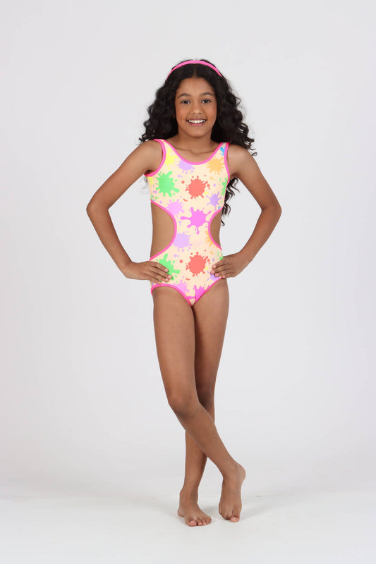 Maiô Infantil Carol Colorir Siri