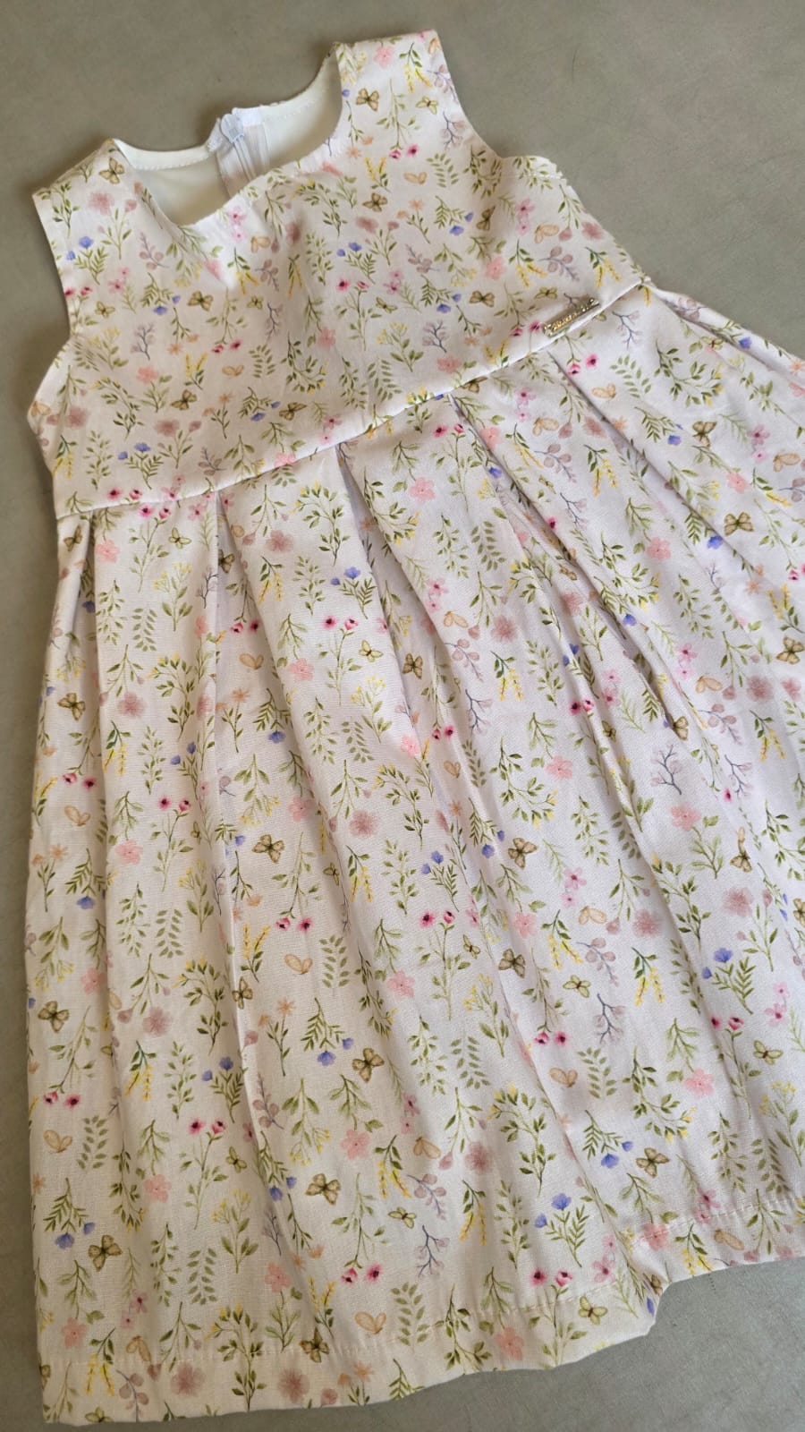 Vestido Bebê Floral Buá