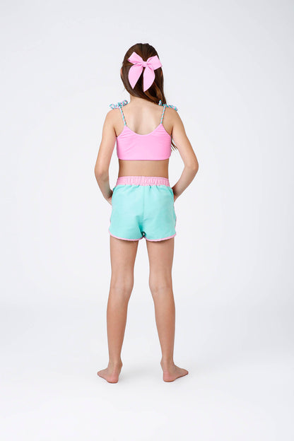Short Infantil Letícia Verde Siri