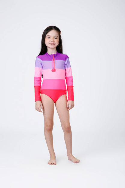 Body Infantil Feminino Kiara Fuchsia Siri