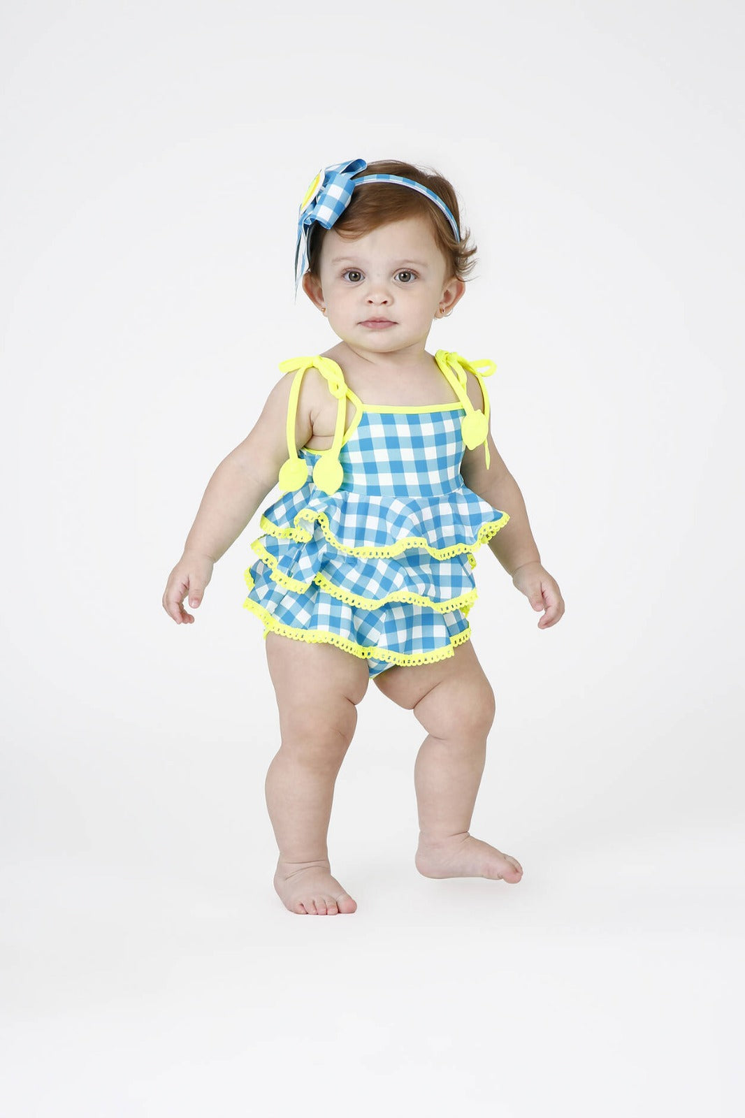Maiô Bebê Zoe Vichy Limão Siri