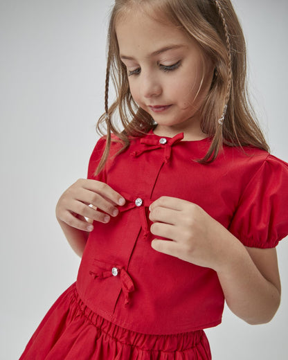 Conjunto Infantil Tricoline UM+UM